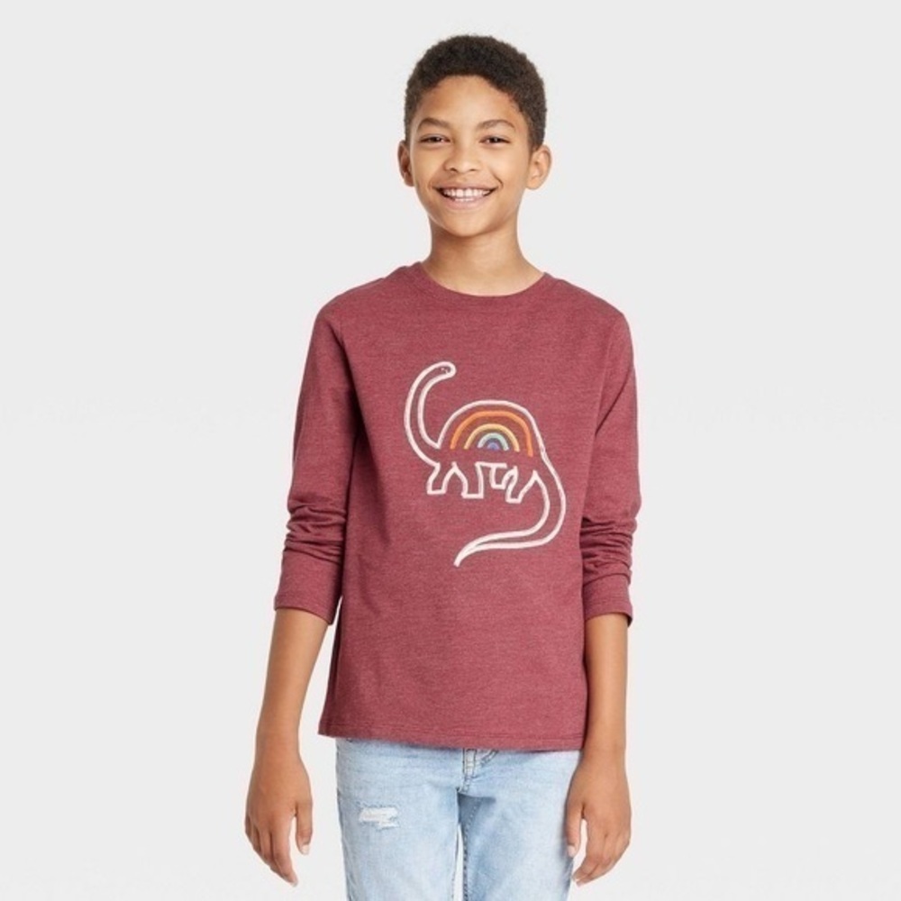 NWT BOYS BRONTOSAURUS DINO TEE